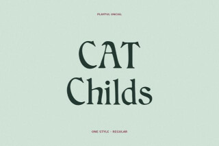 CAT Childs - Free Fantasy Font