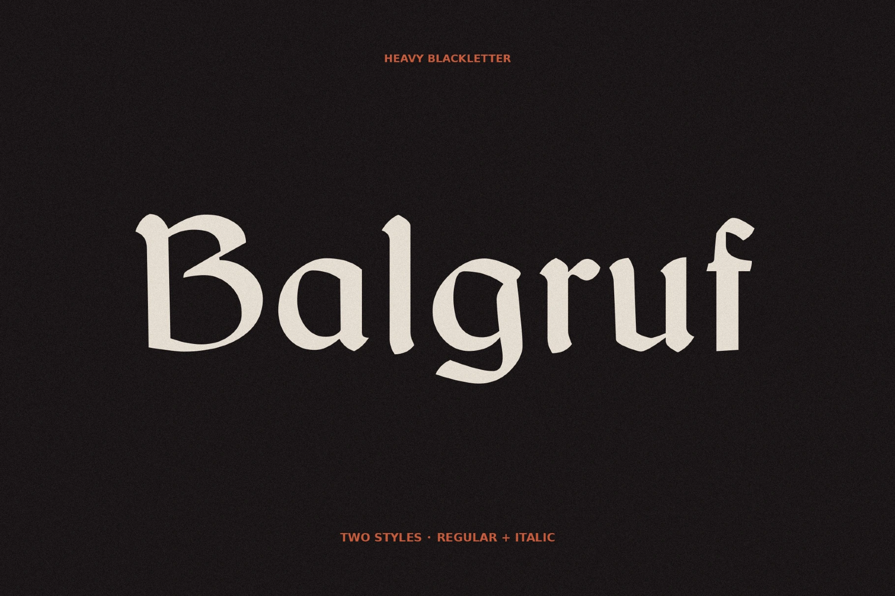 Balgruf - Fantasy Book Font
