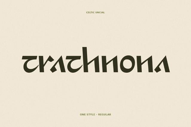 Trathnona - Runic Fantasy Font