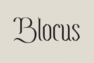 Blocus - Gothic Book Font