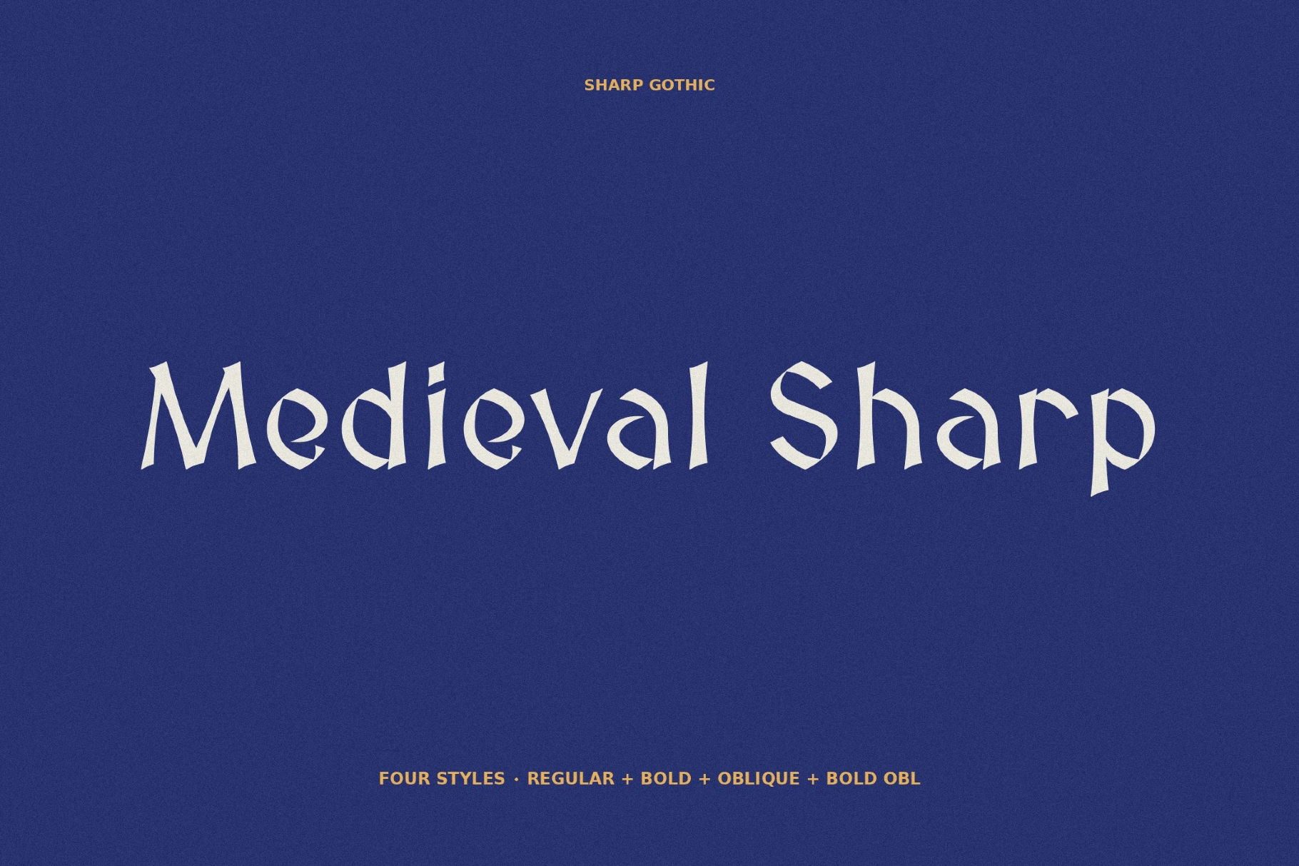Medieval Sharp Typeface