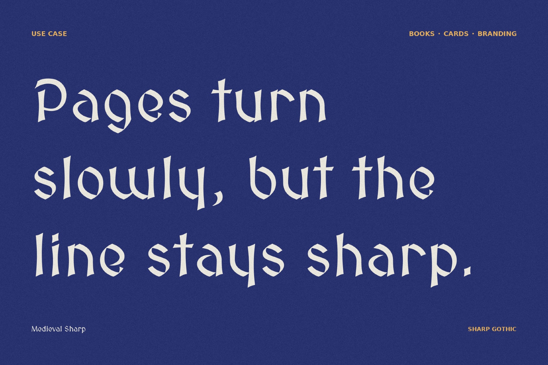 Medieval Sharp Typeface