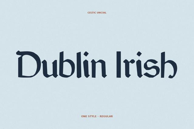 Dublin Irish Font