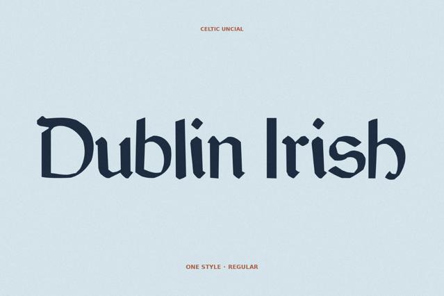 Download Dublin Irish Font
