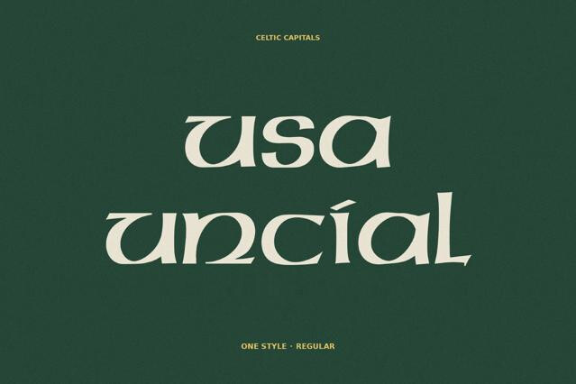 USA Uncial Font