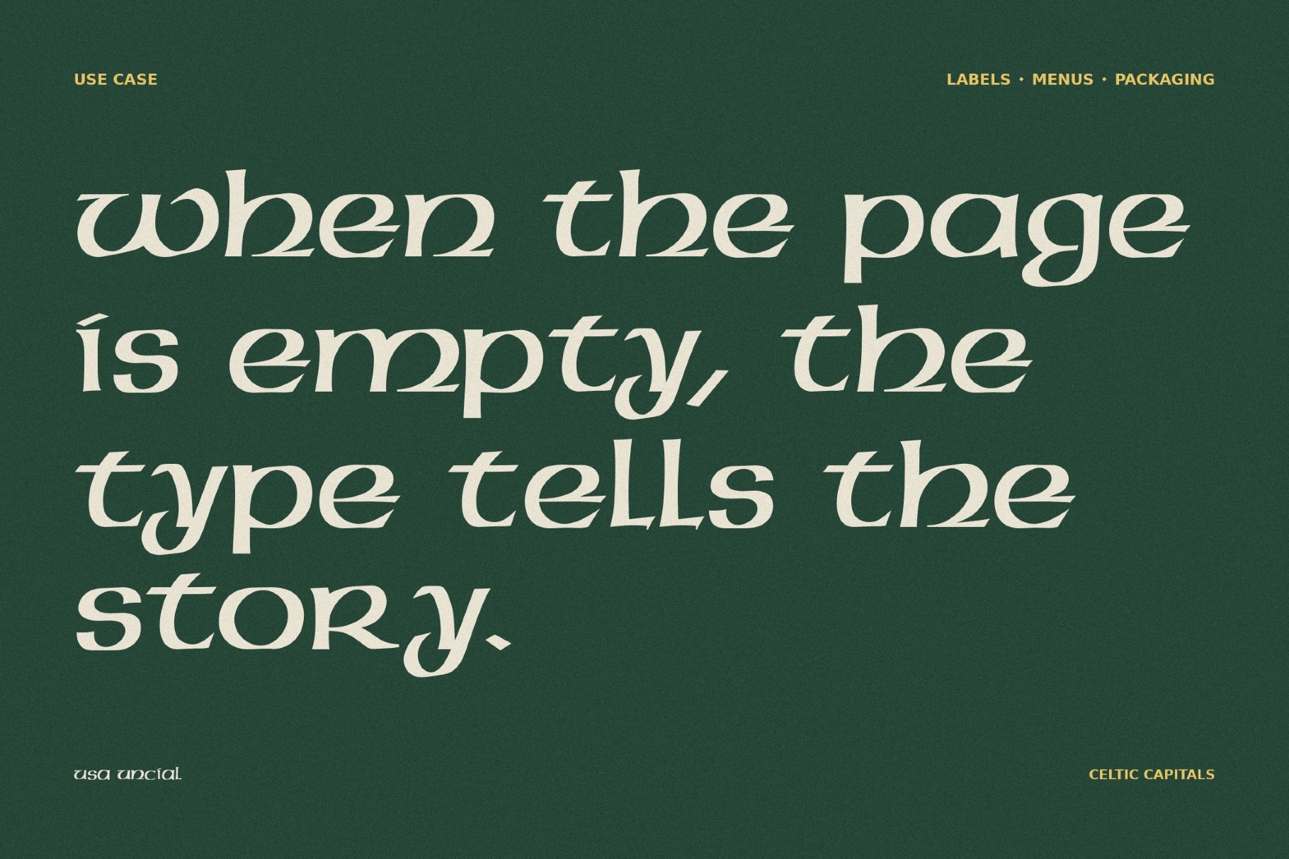 USA Uncial Font