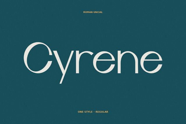 Cyrene Fashion Font