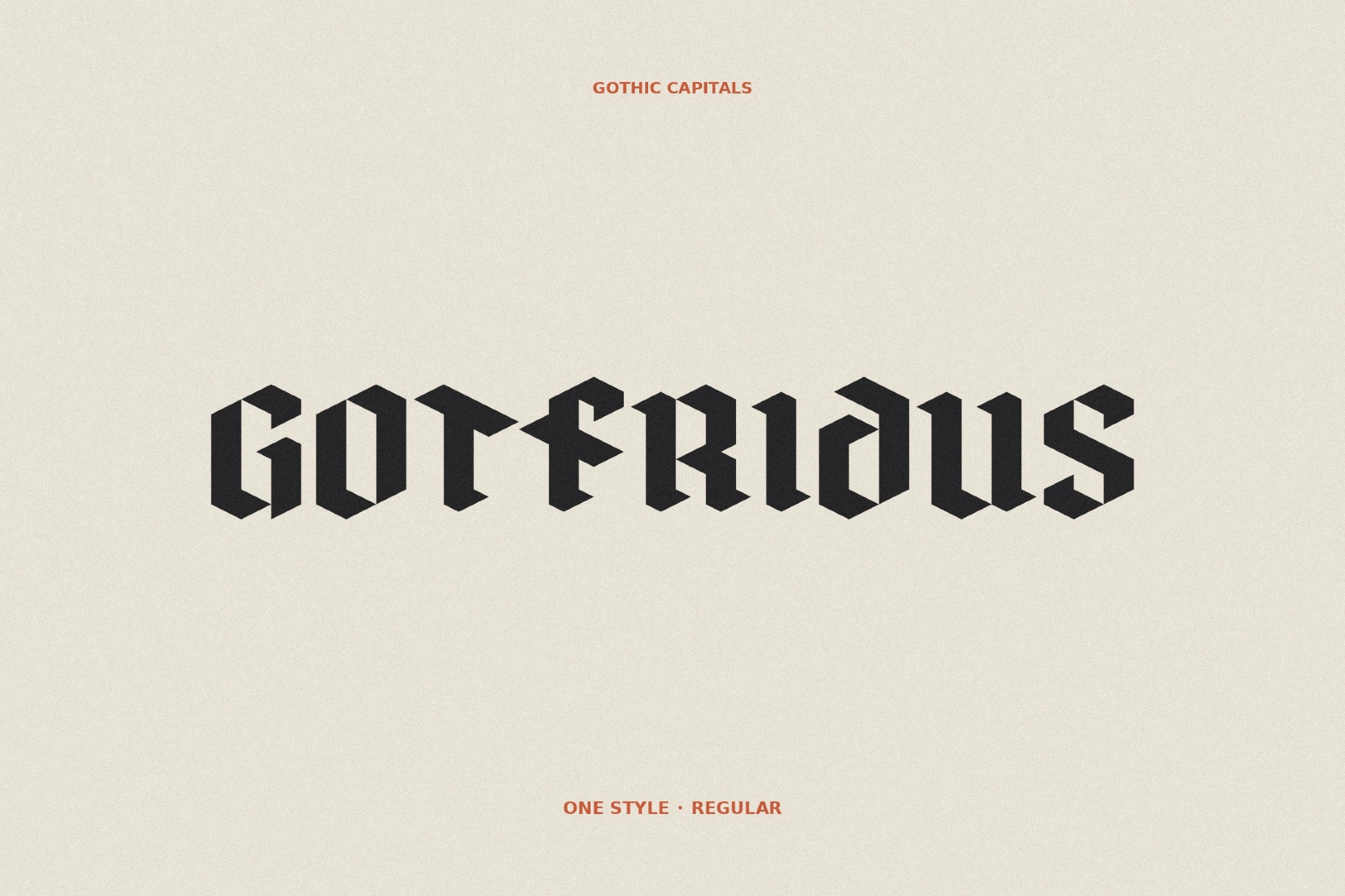 Gotfridus - Medieval Gothic Font