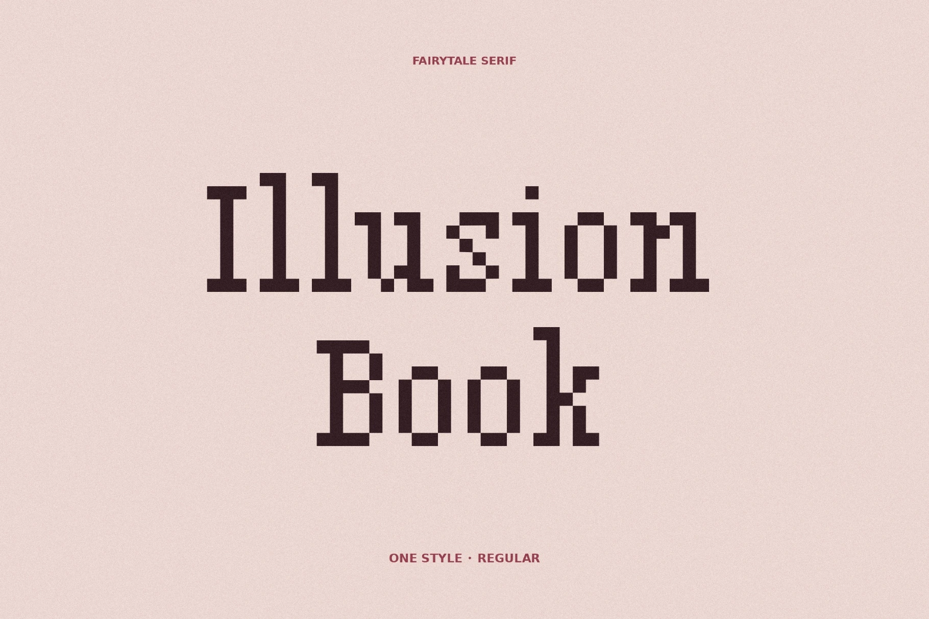 Illusion Book - Gothic Pixel Font