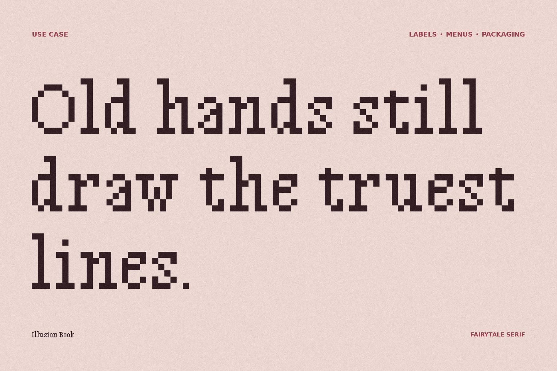Illusion Book - Gothic Pixel Font