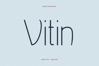 Vitin - Free Art Nouveau Font