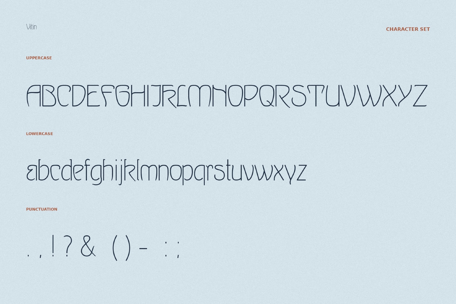 Vitin - Free Art Nouveau Font