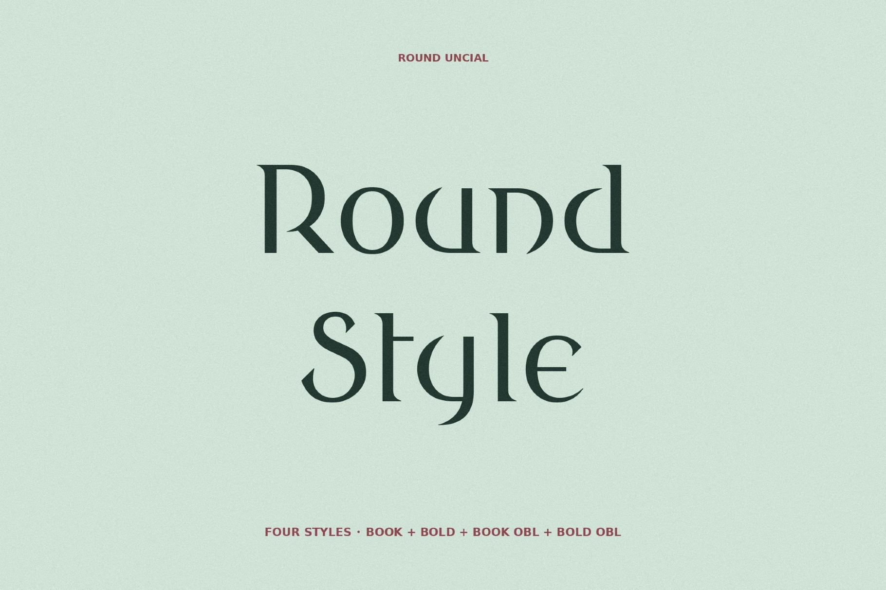 Round Style Fantasy Typeface