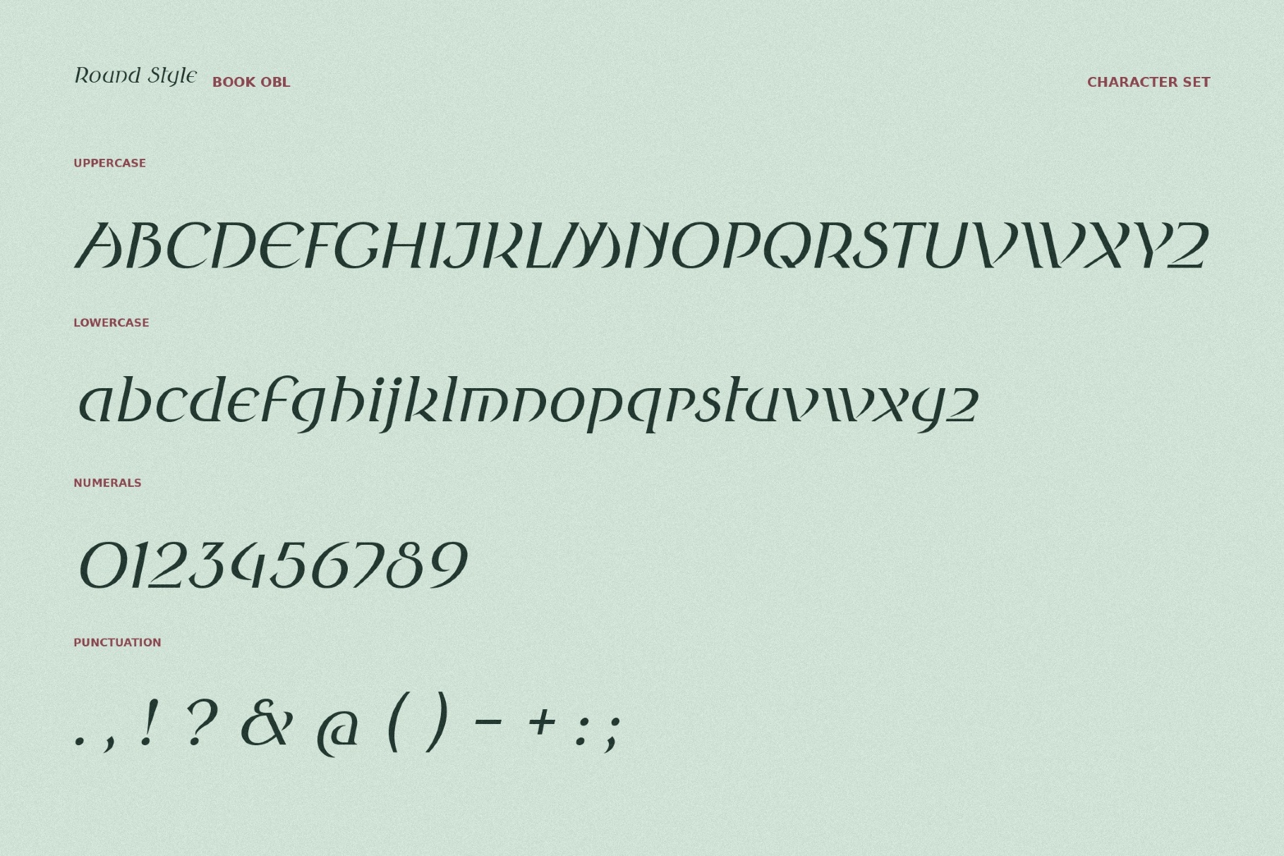 Round Style Fantasy Typeface