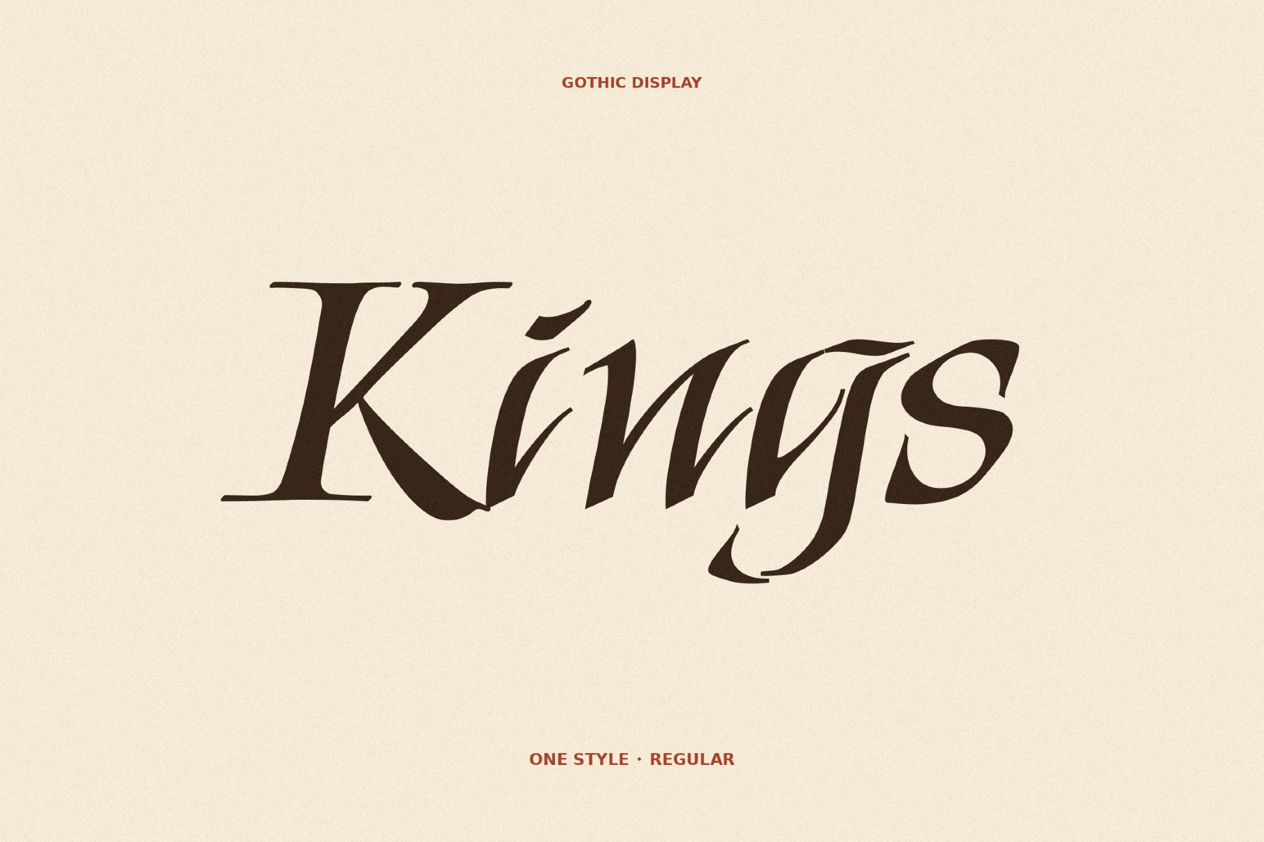 Kings - Ornamental Gothic Font