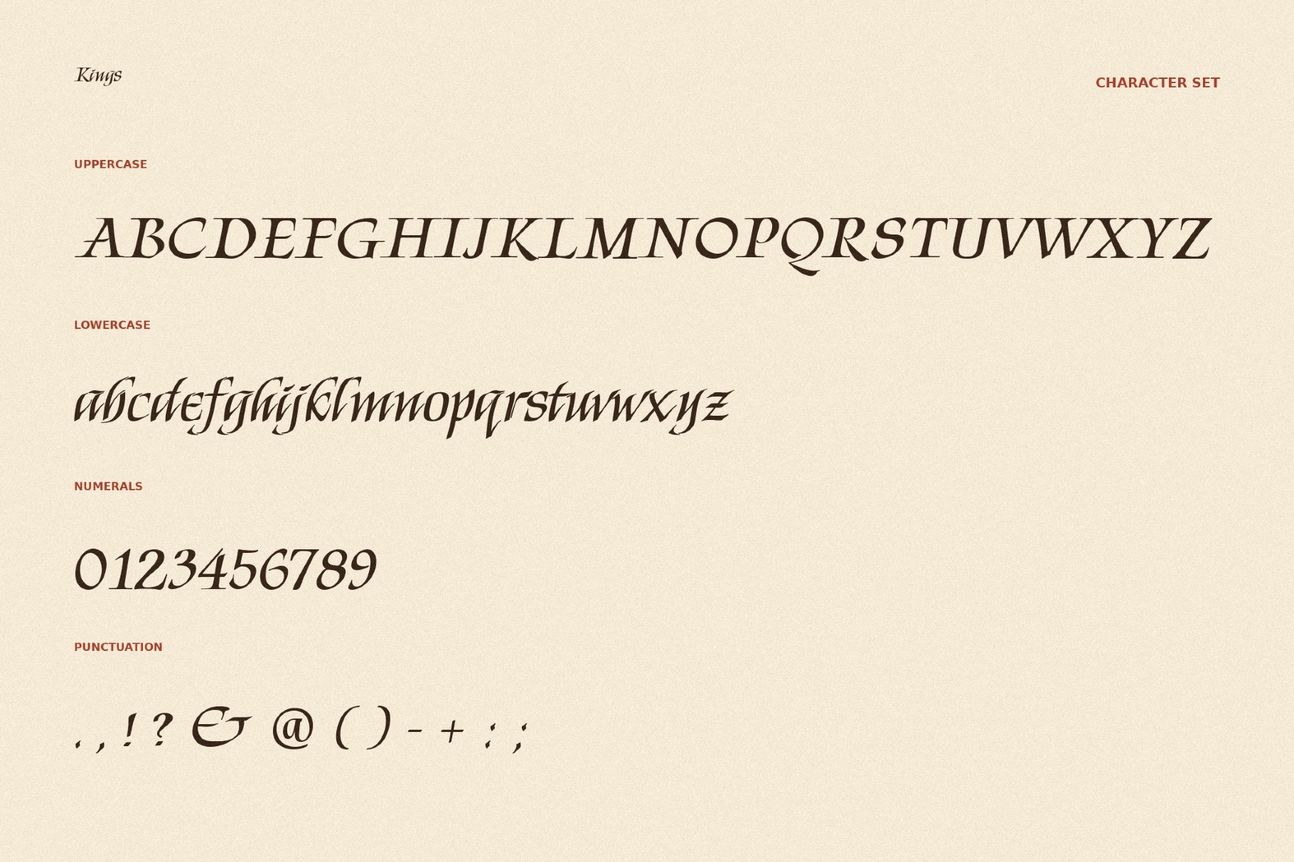 Kings - Ornamental Gothic Font