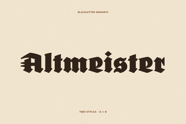 FDI Altmeister Blackletter Font