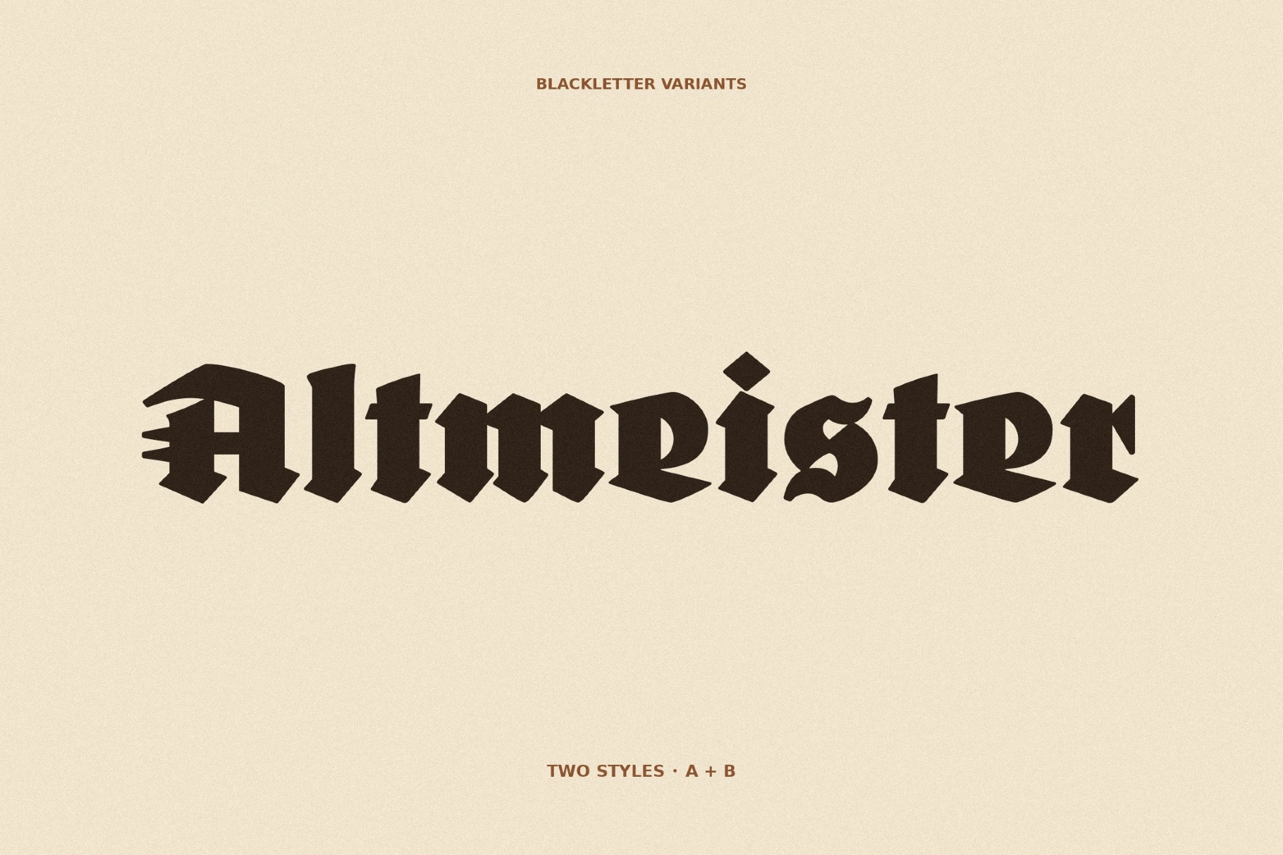 FDI Altmeister Blackletter Font