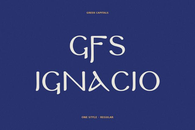 GFS Ignacio - Ancient Greek Font