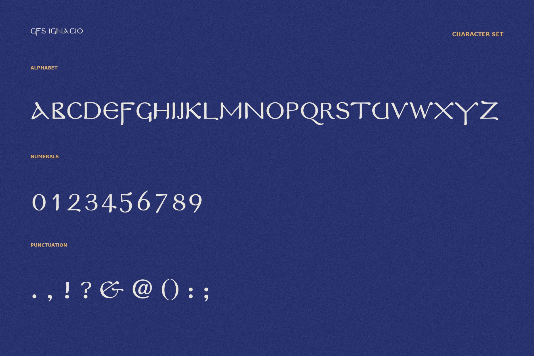 GFS Ignacio - Ancient Greek Font