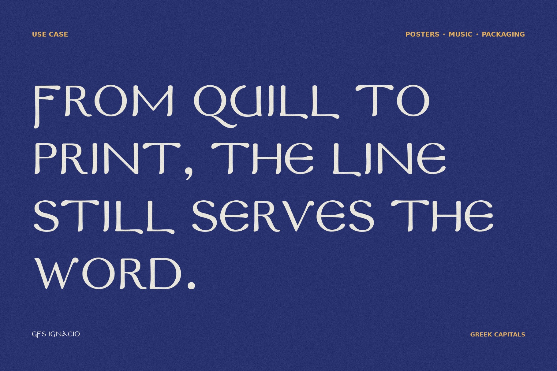 GFS Ignacio - Ancient Greek Font