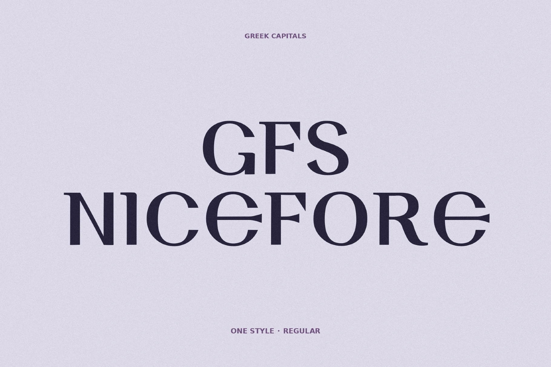 GFS Nicefore - Free Greek Font