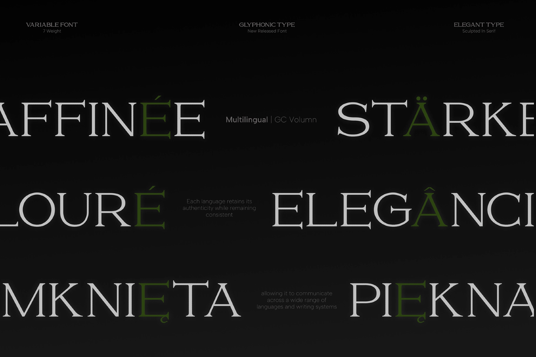 GC Volumn - Elegant Serif Font