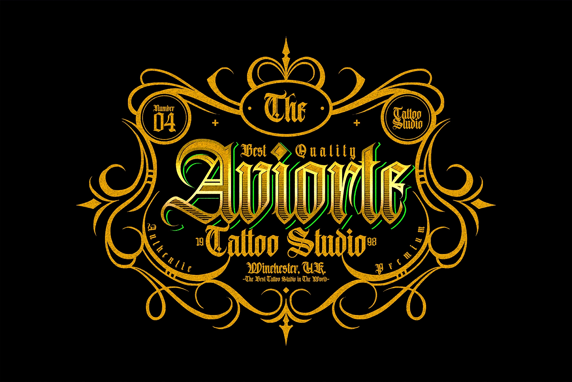 Avestrava - Ornamental Blackletter Font