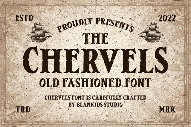Chervels - Old Fashioned Font