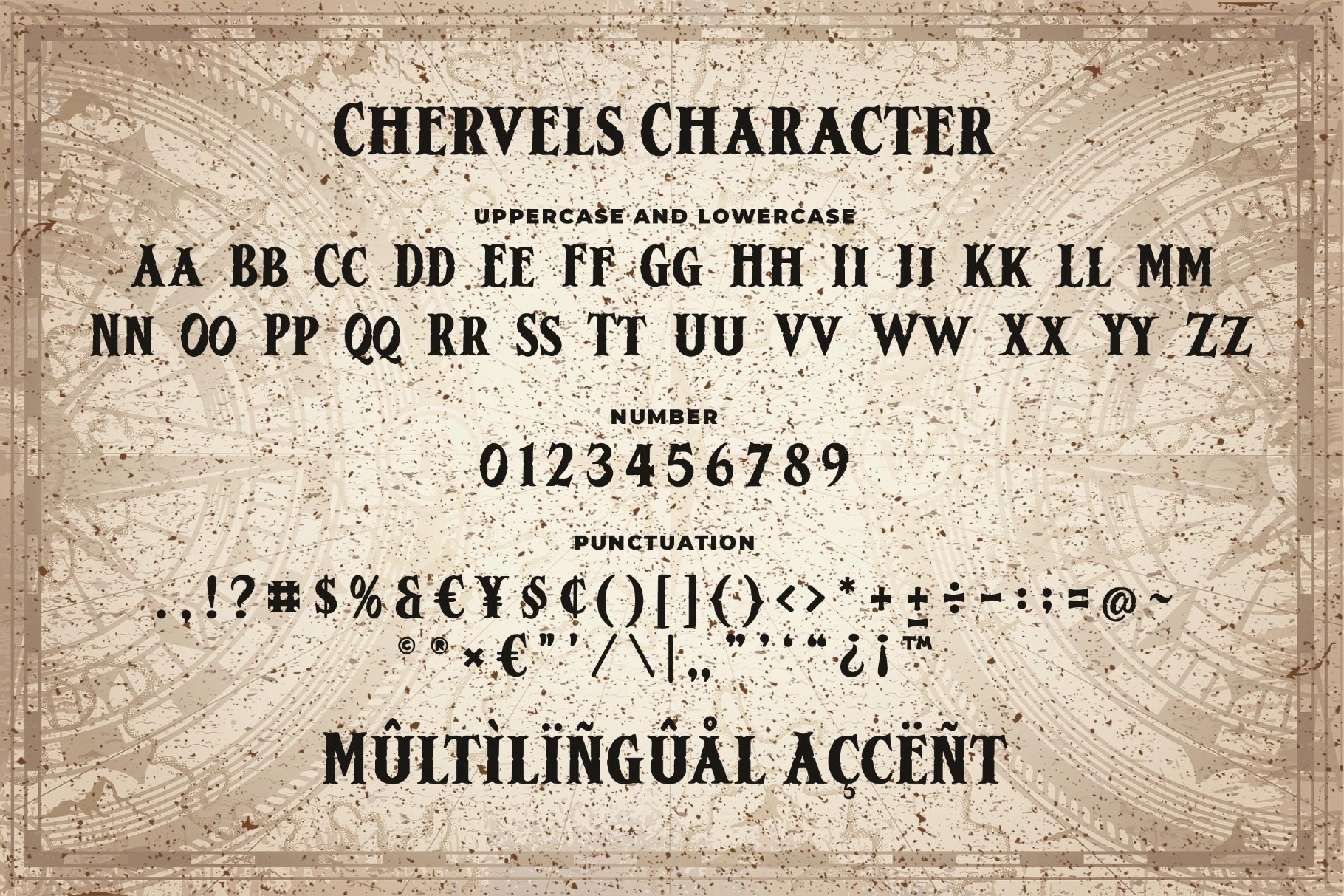 Chervels - Old Fashioned Font
