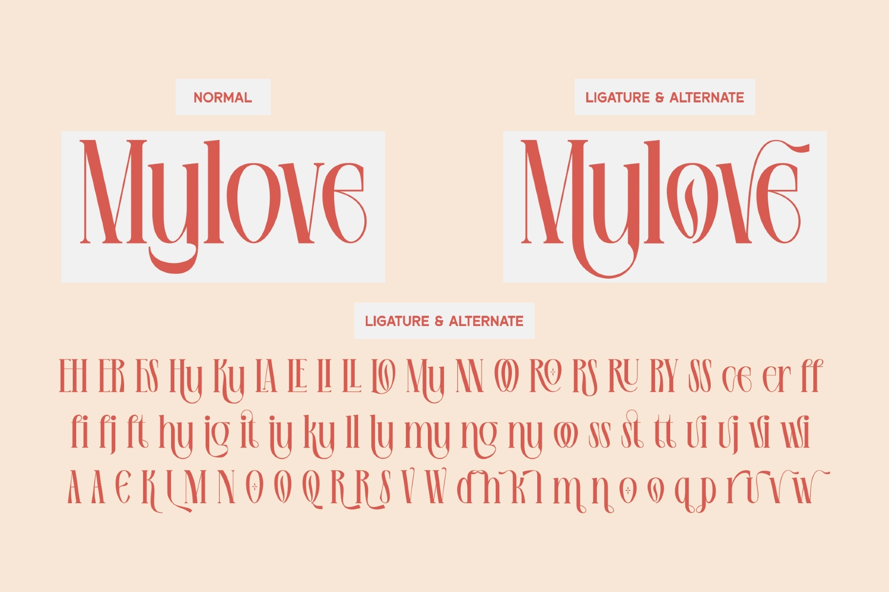 Aloyesia - Romantic Serif Font