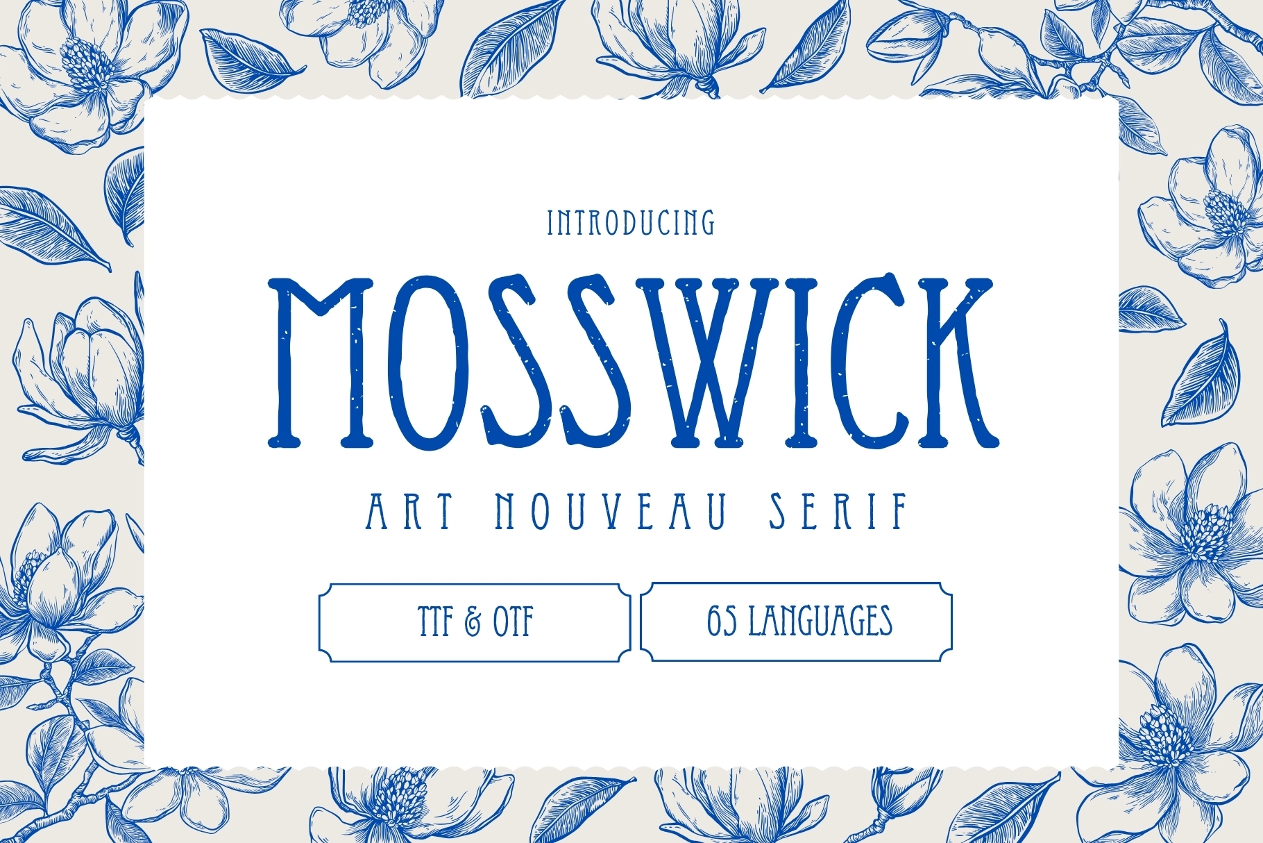 Mosswick - Art Nouveau Serif Font