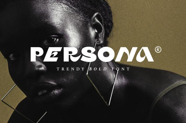Persona - Bold Display Font
