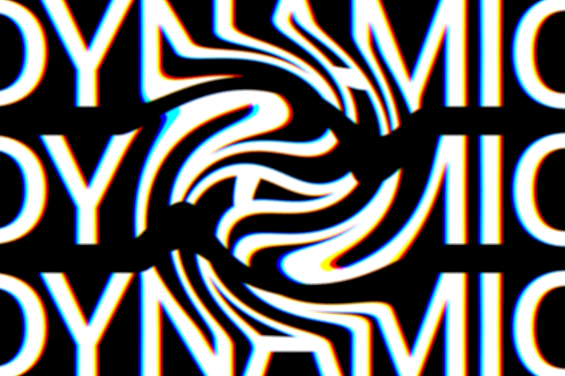 Psychedelic Twirl Text Effect