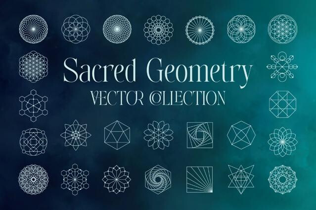 25 Sacred Geometry Vectors