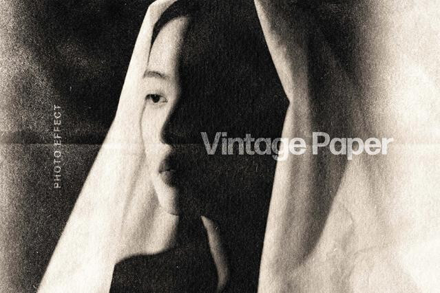 Vintage Paper Photo Effect