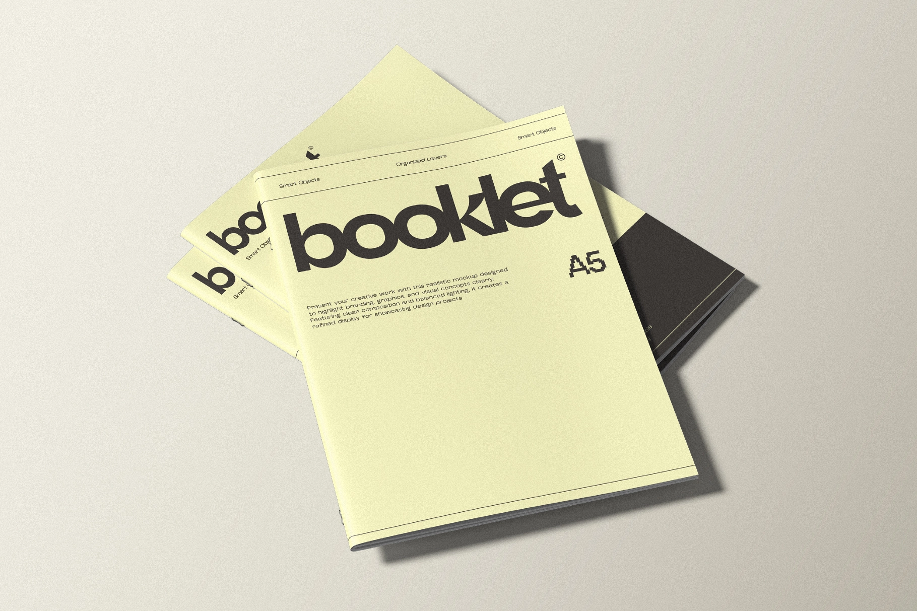 A5 Booklet Mockup