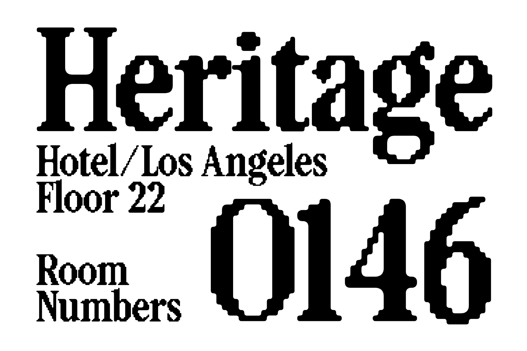 Pixelta – Bold Serif Pixel Font