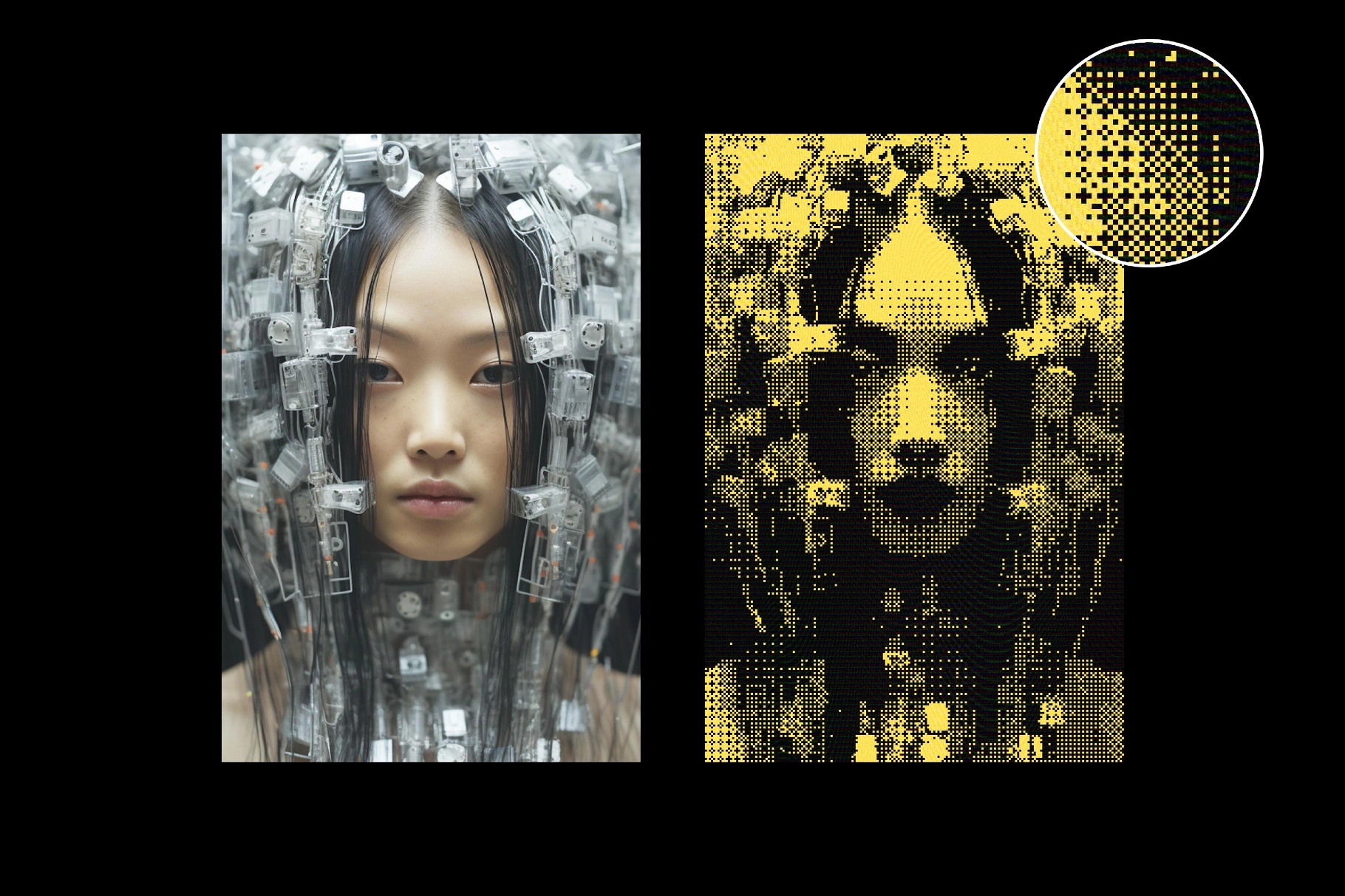 Dither Pixel Bitmap Photo Effect