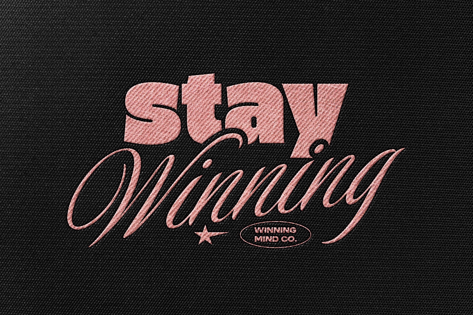 Stitching Embroidery Logo Mockup