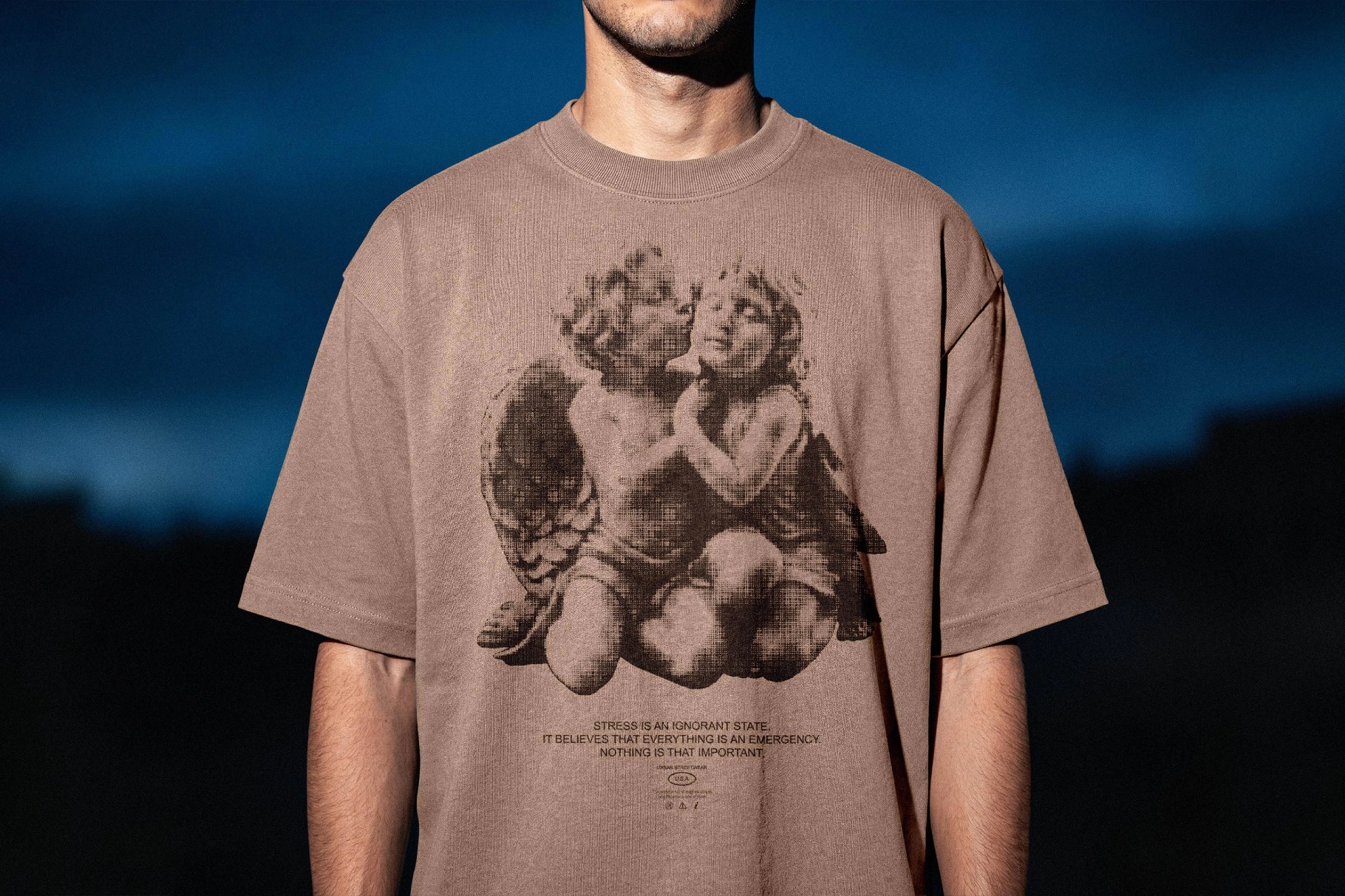 Nighttime T-Shirt Mockup