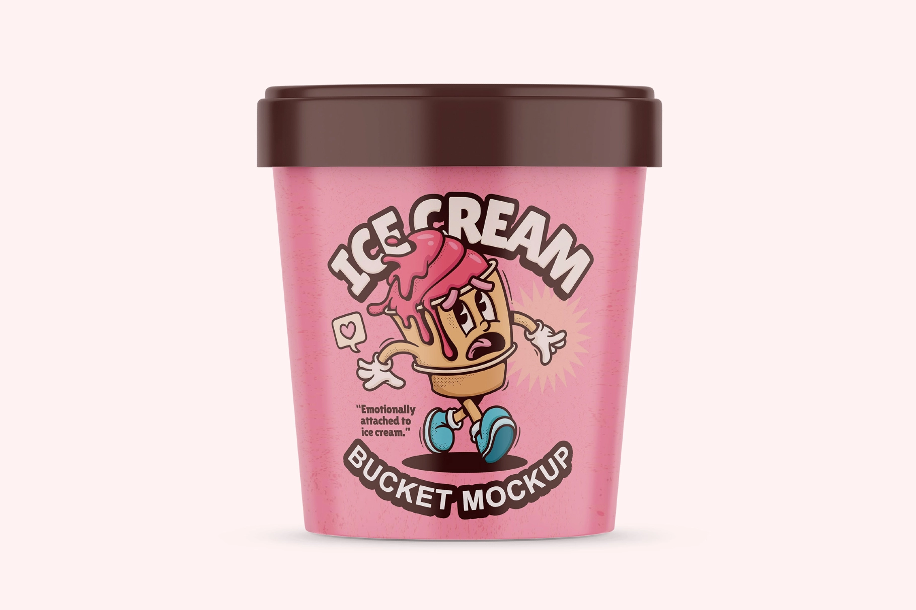 Ice Cream Bucket Mockup