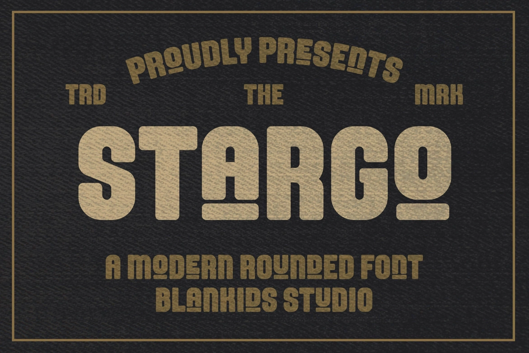 Stargo - Bold Rounded Sans Font