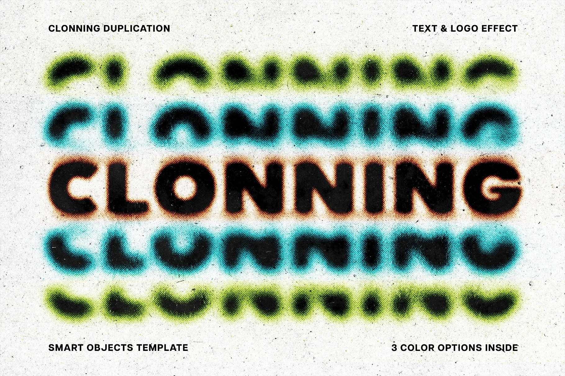 Clonning Duplicate Text Effect