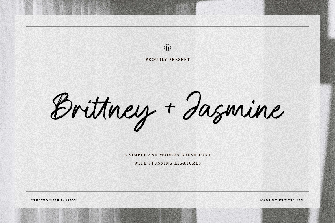 Brittney and Jasmine - Signature Brush Font