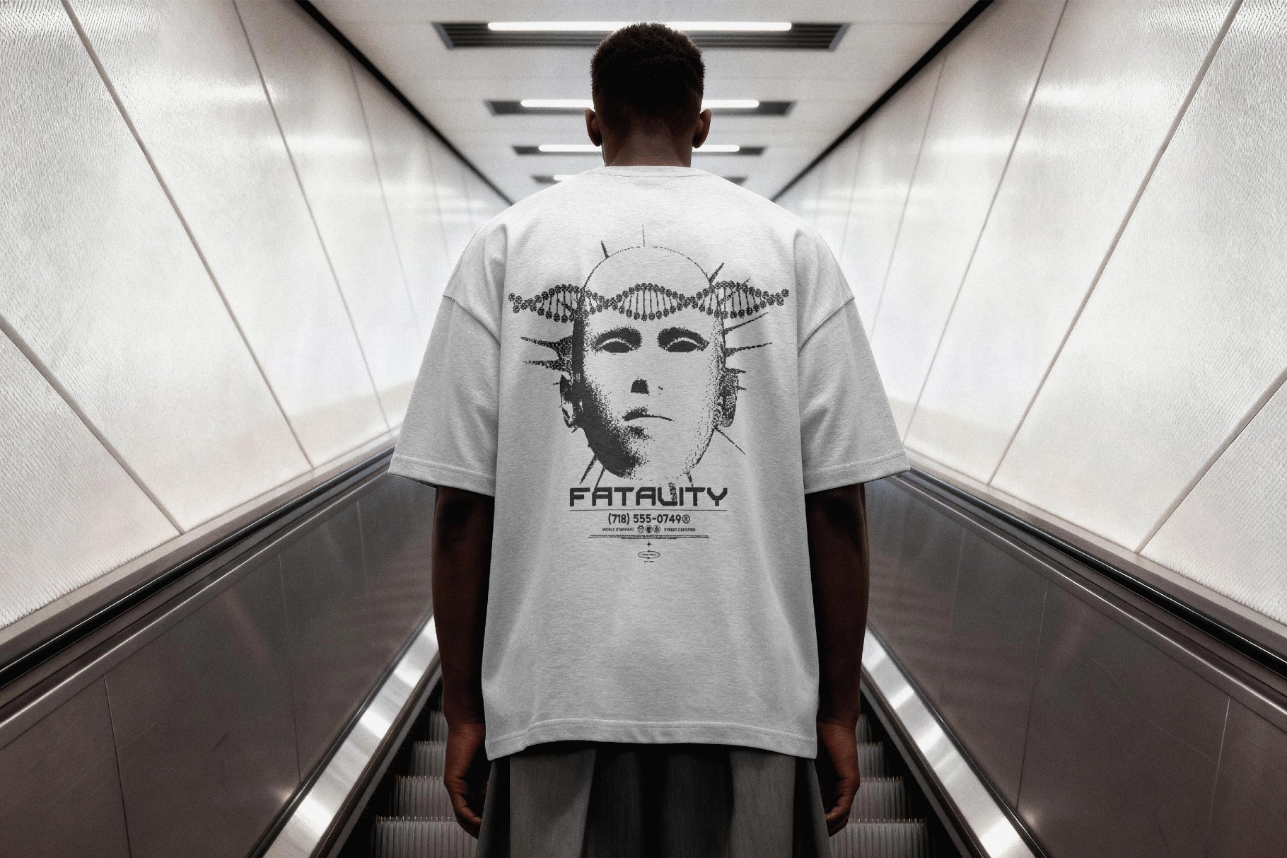 Back-Viewed T-shirt Mockup