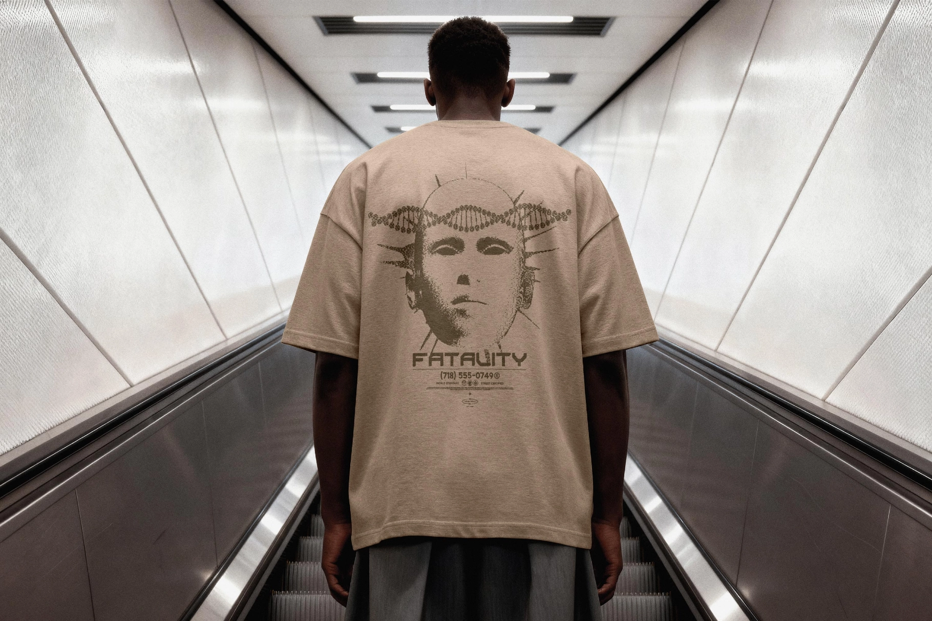 Back-Viewed T-shirt Mockup