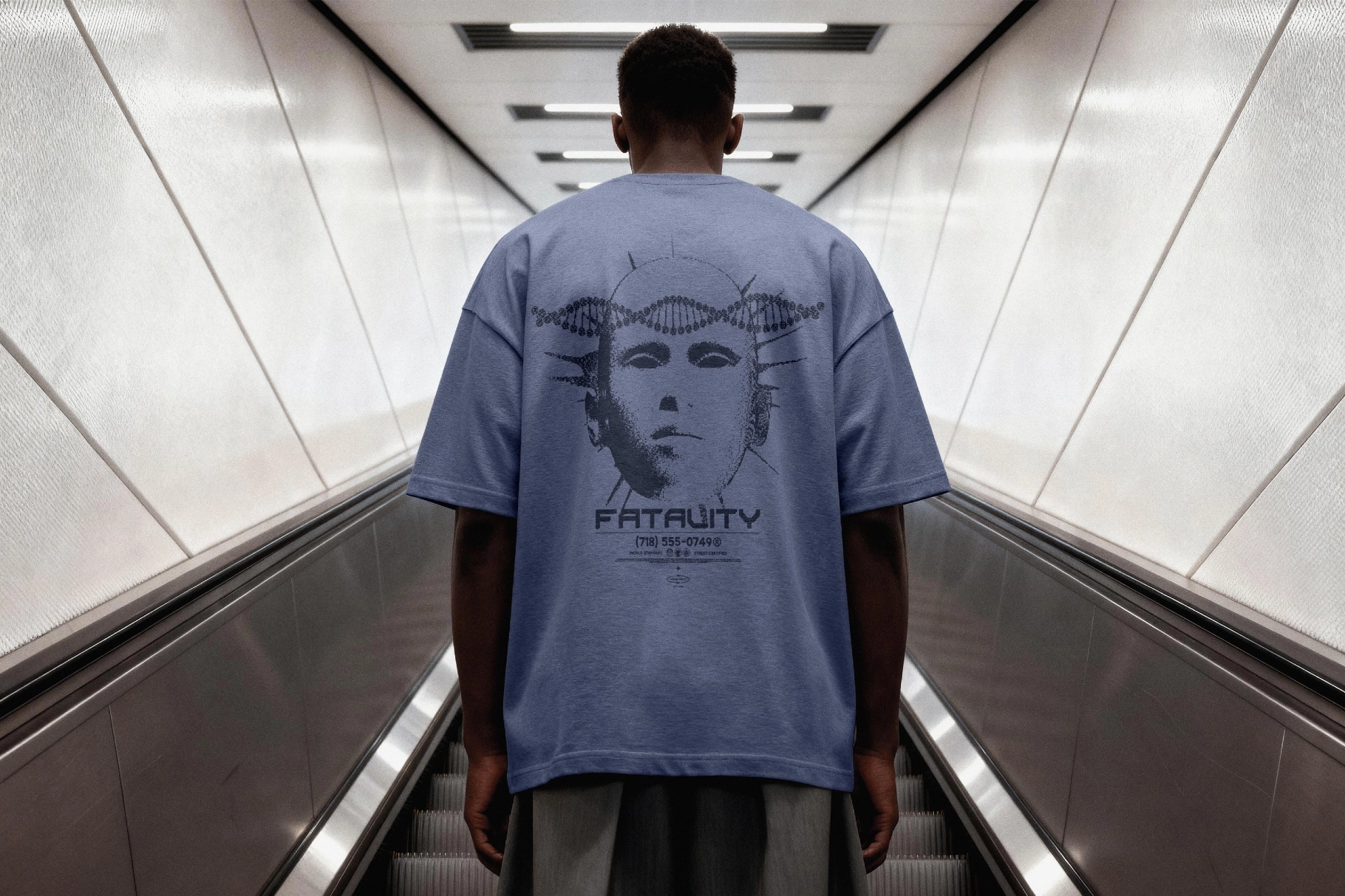 Back-Viewed T-shirt Mockup