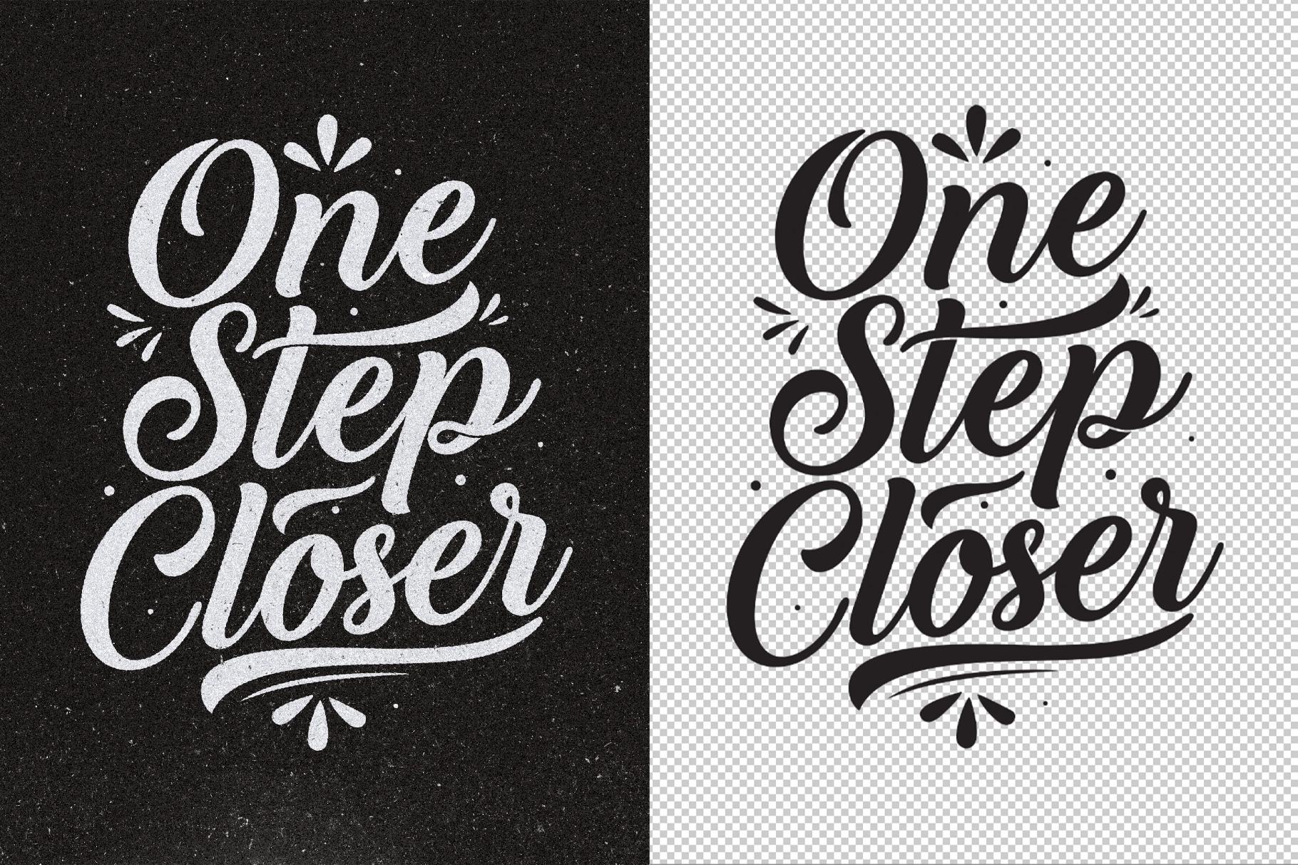 Lettering Quotes + PSD Effect