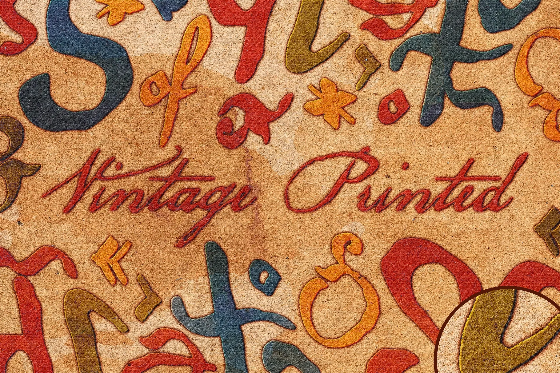Vintage Illustration Print Effect